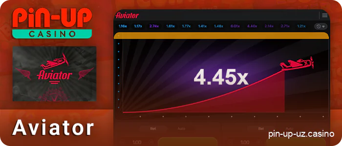 PIN Up Casino-da Aviator-ni onlayn o'ynang